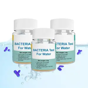 Kit de testes de qualidade da água doméstica E. coli Kit de testes de bactérias coliformes para água potável