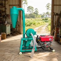 Nouvelle machine à broyer le maïs, le soja et autres céréales, électrique, robuste, à disques, haute productivité 800 kg/h, pour l'alimentation animale, pour les exploitations agricoles