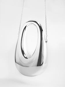 Neue Designer Geschenk Hochzeits feier Runde Ei Form Gold Silber niedlichen Clutch Abend Luxus Geldbörse Acryl Frauen Taschen Handtasche - Product Image 2