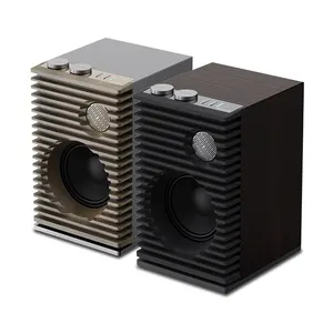 High Fidelity 70W 5,25-Zoll-Bücherregal Bluetooth-Lautsprecher passive Überwachung 5.0 Surround Sound Holz Kunststoff-Kühlergrill Lautsprecher