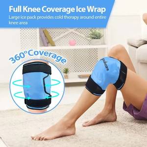 Productos en línea Rodilla Paquete de hielo Envoltura Terapia fría y caliente Compresión reutilizable para la recuperación de lesiones por desgarro de menisco - Product Image 2