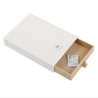 Papier kraft recyclable avec impression personnalisée Boîte blanche de qualité supérieure pour l'artisanat Tiroir à bijoux style boîte d'emballage