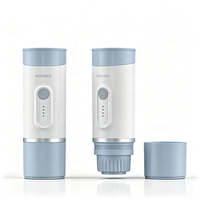 Nouvelle arrivée, mini cafetière portable, réservoir d'eau de 110 ml, 94 ℃   Machine à expresso sans fil pour eau chaude, idéale pour voiture, bureau, randonnée