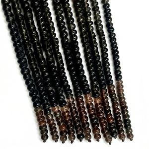 Cuentas de Gemas de Spectrolita Sombreada Premium, Lisas y Redondas, de 4 mm, 14 Pulgadas, Naturales, para la Elaboración de Joyería de Alta Calidad - Product Image 1