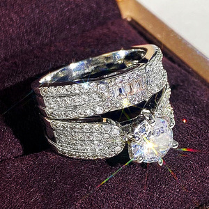 Exquisito Anillo de Compromiso Solitario de Lujo para Parejas, la Elección para Bodas - Product Image 6