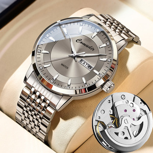 Men's Quartz Watch, Skeletonized, Waterproof, Luminous, Double <b>Calendar</b> - Product Image 1