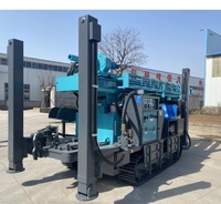 Foreuse de puits d'eau APCom 600m montée sur camion, machine rotative robuste sur roues, diesel/électrique, 140-350mm, Hebei