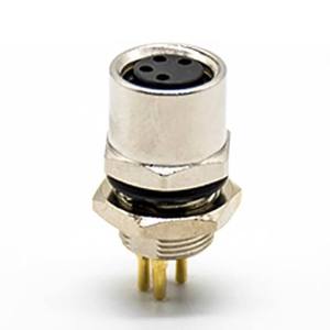 Bi-Win สีดำกันน้ำแผง M8วงกลมและอะแดปเตอร์ตรงติดตั้งด้านหลังทนต่อแรงกระแทกและการสั่นสะเทือน - Product Image 4