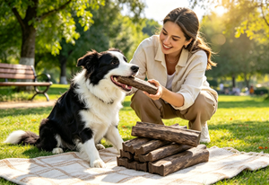 Friandises pour chiens en os d'acier OEM ODM, faibles en gras, pour des dents propres, saveurs naturelles bœuf et poulet, vente directe usine - Product Image 5