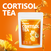 Sachets de thé Jiaoming au cortisol, mélange équilibrant pour la gestion du stress, la relaxation et le soutien du cortisol, marque privée