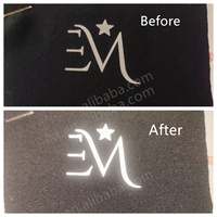 Étiquette Thermocollante Réfléchissante Personnalisable pour Logo, Vêtements de Sport (Fitness & Yoga) et Étiquette de Marque