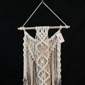 Macrame ornamen dekorasi dinding permadani poliester dekorasi untuk Dekorasi Rumah dan Taman