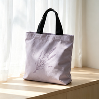 Sac cadeau en toile imprimée avec fermeture éclair, motif de dessin animé, poignée, résistant à l'usure, pochette de rangement réutilisable, sac d'emballage pour voyage en plein air
