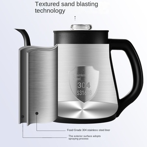110V 220V <b>Glass</b> Electric Kettle <b>Tea</b> <b>Pot</b> Set Automatic Pump 1.2L Capacity Digital Control 1200W Safety Auto-off Function 5 Year - Product Image 6