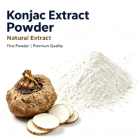 Poudre d'extrait de racine de Konjac naturelle soluble dans l'eau en gros pour boissons et ingrédients de boulangerie