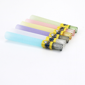 7-Hole Spiral Glass Filter Tip Sticks Cigarette Paper 84mm Pre-Made <b>Rolled</b> Cones Twisted Glass Tipped Smoking <b>Rolling</b> Paper Tube - Product Image 4