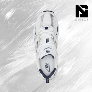 New Balance 530 'white Natural Indigo' Chaussures de course décontractées pour hommes, baskets en maille respirante - Product Image 4