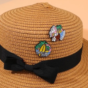 <span class=keywords><strong>Andiamo</strong></span> in spiaggia spille smaltate nate per il Surf albero di cocco spille al tramonto Hawaii - Product Image 6