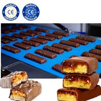 Machine de fabrication de barres protéinées au nougat, machine à fabriquer des barres énergétiques aux céréales et au chocolat, ligne de production de barres aux céréales Snickers