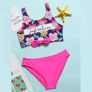 Costume da bagno caldo, moda spiaggia <span class=keywords><strong>Bikini</strong></span> carina stampa di frutta estate due pezzi bambino bambino costume da bagno per bambini - Product Image 5