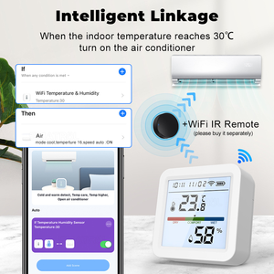 Termómetro e Higrómetro WIFI Inteligente Tuya, con Batería AAA, Sensor Inalámbrico de Temperatura y Humedad para Hogar Inteligente - Product Image 4