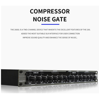 Compresseur audio professionnel 266XL 266XS, filtre anti-bruit, double canal, montage en rack, processeur de son dynamique pour scène, studio, karaoké