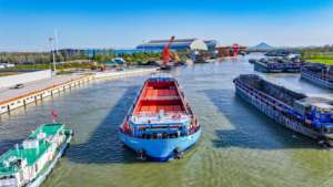 Nhà máy bán trực tiếp tàu chở hàng sông nội địa, kích thước tùy chỉnh, tàu làm việc chở hàng, tàu container dung tích lớn 90m để bán - Product Image 3