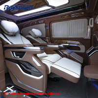 Cloison intérieure de voiture en alliage d'aluminium, VIP électrique de luxe, W447 Vito, couleur et logo personnalisés, accessoires intérieurs de voiture
