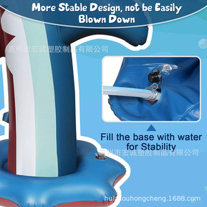 Inflatable Shark Water Sprinkler 200x70x180cm Outdoor PVC Kids Play Arch - Product Image 3