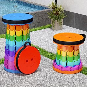 Tabouret pliant pour sac à dos, mini tabouret pliant d'extérieur pour le camping, la randonnée, la pêche, le jardinage - Product Image 3