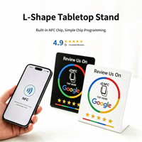 Cartes RFID YISTAR RF215-GLP pour contrôle d'accès et cartes de membre/affaires avec code QR, étanches, pour hôtels et paiements, capacité 1K, support inclus