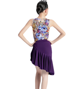 Nouveaux vêtements de danse latine pour enfants 2023 nouveau professionnel été filles pratique haute Performance robe de danse robe de danse - Product Image 6