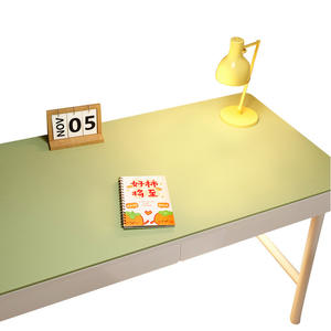 Sky Leather Desk Mat Rectangle Solid Color Eco-Friendly <b>Waterproof</b> Study <b>Table</b> Pad Modern Design Student Computer Desktop <b>Cover</b> - Product Image 4