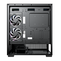 Casing Game Panoramic populer casing komputer Gaming USB3.0 ATX dengan casing PC kaca Tempered untuk Desktop