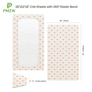 Lenzuolo per Neonati a Doppio Strato 100% Cotone, 0-12 Mesi, Anti-Acari, Stile Europeo e Americano, Morbido e Lavorato a Maglia - Product Image 3