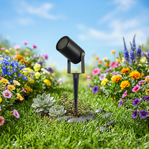 Projecteur LED en aluminium étanche IP65 GU10 à angle réglable, faisceau de 36°, pour extérieur, jardin, pelouse, paysage, éclairage d'arbre - Product Image 6