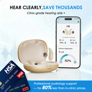 Flysound 36 Mini OTC RIC Amplificatore Acustico Digitale Professionale Ricaricabile per Cancellazione del Rumore e Sollievo dal Tinnito, Uso Medico - Product Image 1