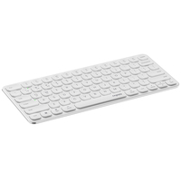 Teclado Inalámbrico Bluetooth Multimodo Rapoo E9000G de 78 Teclas, Ultra Delgado de 3.9mm, Batería de 12 Meses para PC, Laptop y Teléfono