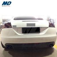 Diffuseur arrière (T4) en Fiber de carbone pour Audi Tt Mk2, 2008 — 2014