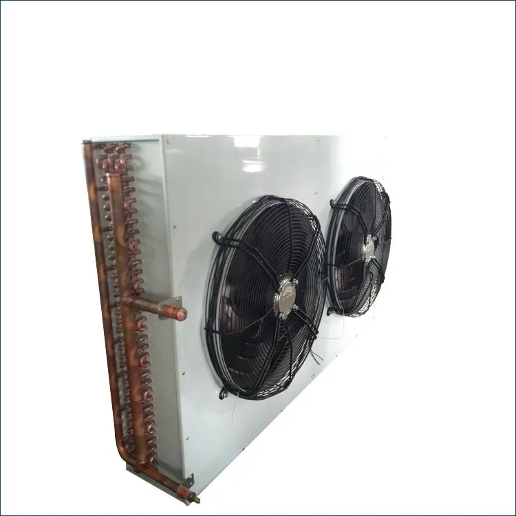Evaporador de cobre para congelador profundo con aleta de aluminio para equipos de refrigeración