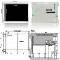 Écran LCD Kyocera 10,4'' 1024x768 TCG104VGLABANN-AN50-TA, 100k heures, 800 nits, haute luminosité, écran LCD 10,4 pouces