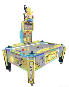 Table de hockey sur air personnalisable à monnayeur pour hockey sur glace en salle avec tableau de scores et marqueur électronique Guangdong - Product Image 1