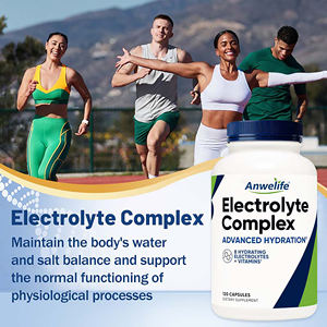 อิเล็กโทรไลต์คอมเพล็กซ์ แอดวานซ์ ไฮเดรชั่น (120 แคปซูล) 8 ธาตุอาหารอิเล็กโทรไลต์ที่ช่วยให้ความชุ่มชื้น วิตามิน ปราศจากกลูเตน ไม่ใช่จีเอ็มโอ สำหรับผู้ใหญ่ ทานได้ทั้งมังสวิรัติและไม่ใช่ มังสวิรัติ - Product Image 4