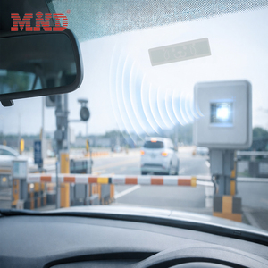 맞춤형 UCODE9 칩 1~25m 장거리 판독 전자식 안티 트랜스퍼 차량 라벨 <span class=keywords><strong>RFID</strong></span> 차량 앞유리 UHF 태그 - Product Image 1