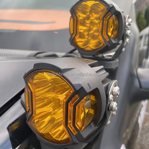 Feux antibrouillard LED 2025 3 pouces 50W blanc ambre avec DRL 12V 24V, projecteur étanche, éclairage <span class=keywords><strong>de</strong></span> conduite 4x4 LED - Product Image 5