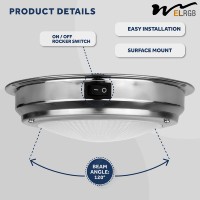 Nouveau produit blanc Led en acier inoxydable dôme lumière étanche RV lumières yacht chambre lampe
