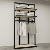 Présentoir de Magasin de Vêtements Grand Modèle Combiné Multi-Grilles pour Magasin de Vêtements