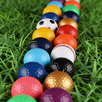 Balles de golf personnalisées miniatures pour la pratique de l'entraînement au golf, balles de golf colorées pour l'entraînement en plein air, logo personnalisé, balles de golf en vrac