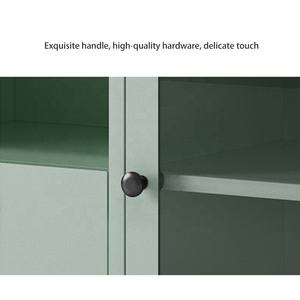 Verde porta in acciaio soggiorno mobili porta vetro TV Cabinet con un cassetto fabbrica diretta camera da letto a buon mercato arredamento - Product Image 4
