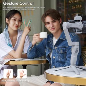 Zhiyun Smooth <span class=keywords><strong>Q3</strong></span> <span class=keywords><strong>Combo</strong></span> cardán de teléfono de 3 ejes con luz de relleno y bolsa de cardán estabilizador de cardán de seguimiento automático para teléfono inteligente - Product Image 4